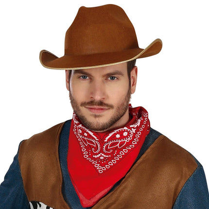 Cowboy Kostuum Heren Bruin van Fiestas Guirca koop je bij Partywinkel