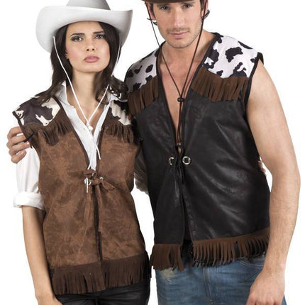 Cowboy Vest M van Boland koop je bij Partywinkel