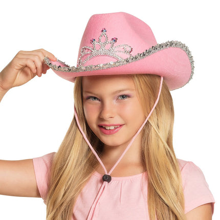 Cowboyhoed Roze Kind van Boland koop je bij Partywinkel