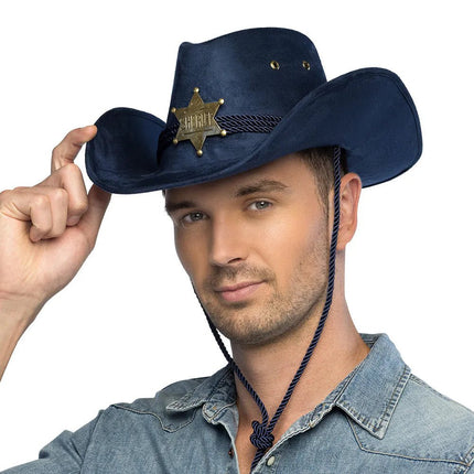 Cowboyhoed Tennessee (suède look) van Boland koop je bij Partywinkel