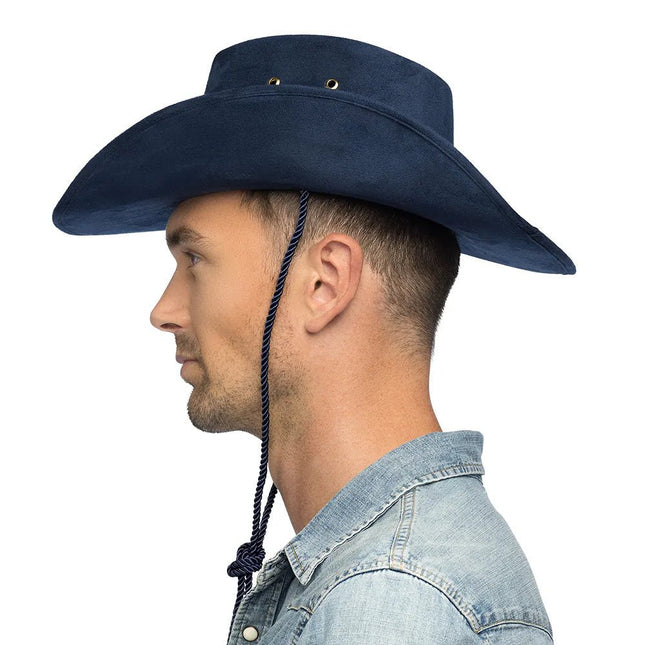Cowboyhoed Tennessee (suède look) van Boland koop je bij Partywinkel