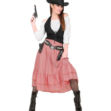 Cowgirl Kostuum 3 delig - Partywinkel - 8003558584512