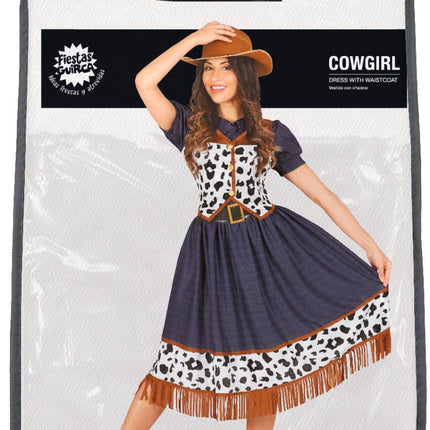 Cowgirl Kostuum Dames 2 delig van Fiestas Guirca koop je bij Partywinkel