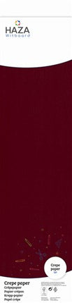 Bordowy papier krepowy (250x50cm)