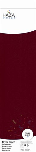 Bordowy papier krepowy (250x50cm)