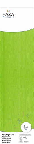 Papier krepowy jasnozielony (FSC, 250x50cm)
