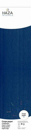 Crepe papier marine (250x50cm) van Haza Witbaard koop je bij Partywinkel