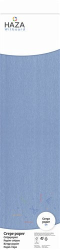 Papier krepowy w kolorze niebieskim (250x50cm)