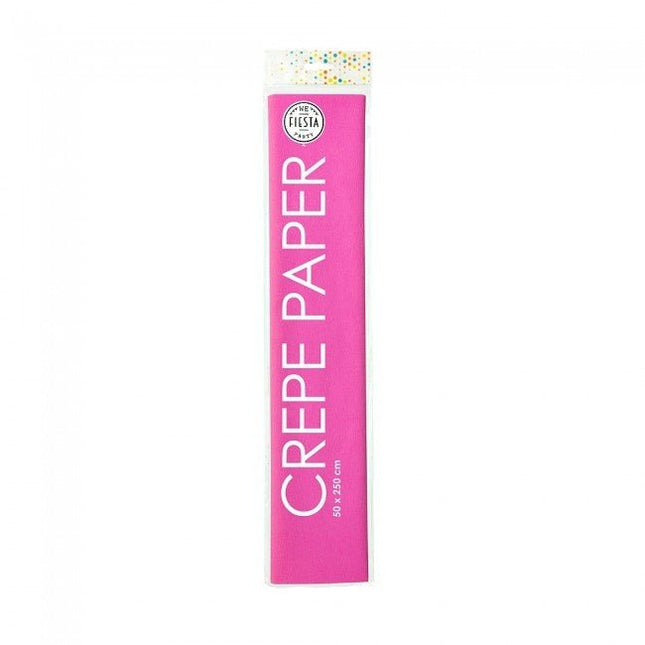 Crepe Papier Roze 50cm 2,5m van WeFiesta koop je bij Partywinkel
