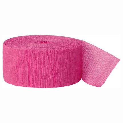 Crepe Slinger Fuchsia 24m van Unique koop je bij Partywinkel