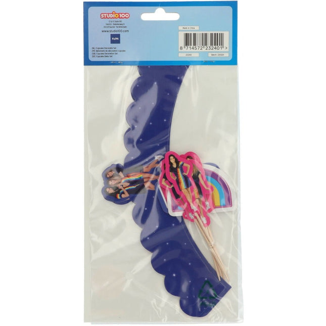 Cupcake Decoratie Set K3 12 - delig van Folat koop je bij Partywinkel