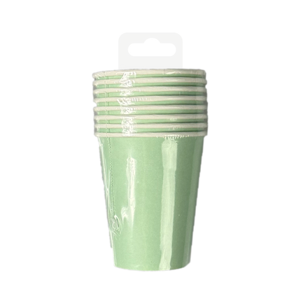 Zielone kubki 7cm 8szt