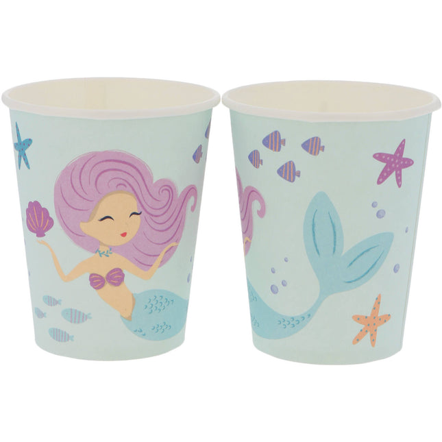 Kubki syrenki 250ml 8szt