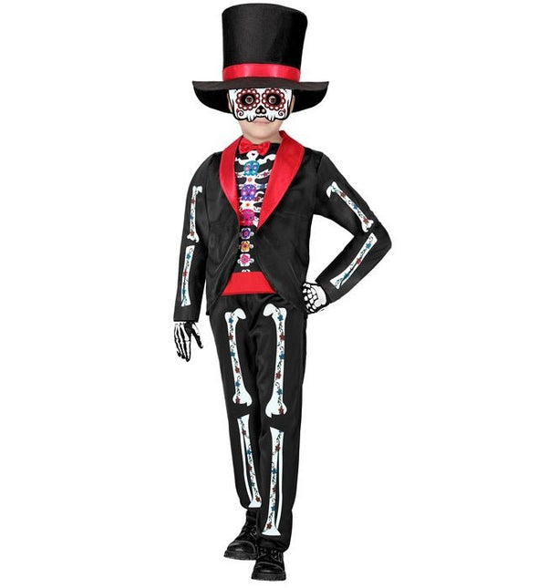 Dag Van De Doden Kostuum Jongen van Widmann koop je bij Partywinkel