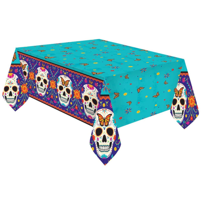 Day Of The Dead Tafelkleed 1,8m van Riethmueller koop je bij Partywinkel