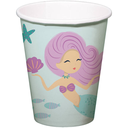 Kubki syrenki 250ml 8szt