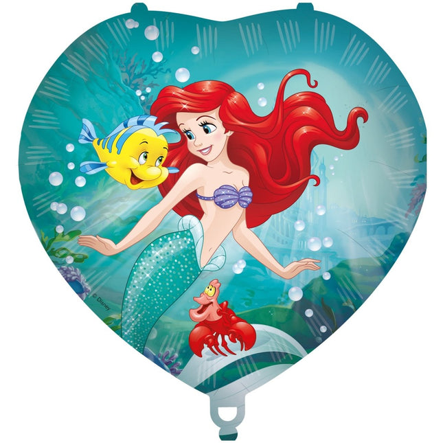 De Kleine Zeemeermin Helium Ballon Leeg 46cm - Partywinkel - 5201184956694