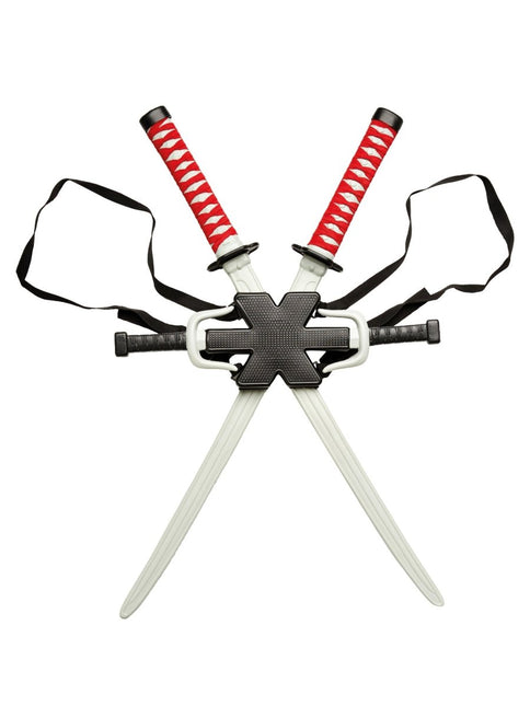 Deadpool Nep Wapenset 5 delig van Rubies koop je bij Partywinkel