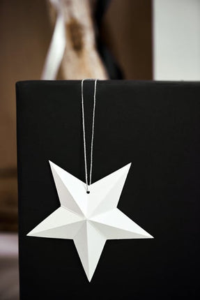 Decoratie Sterren Wit 6st van Partydeco koop je bij Partywinkel
