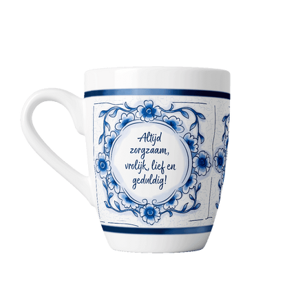 Delfts blauwe mok - Mama van Paper Dreams koop je bij Partywinkel