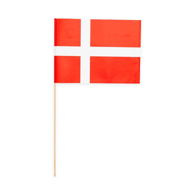 Denemarken Vlag 10st van WeFiesta koop je bij Partywinkel