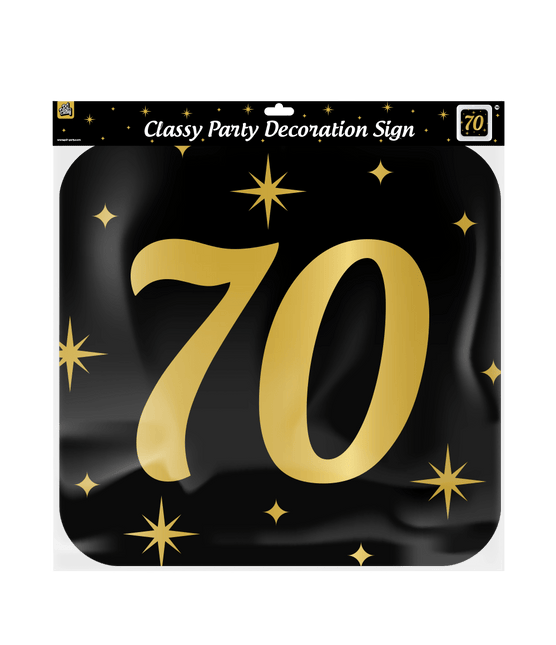 Deurbord 70 Jaar 50cm van Paper Dreams koop je bij Partywinkel