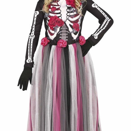 Dia De Los Muertos Kostuum Meisje van Fiestas Guirca koop je bij Partywinkel