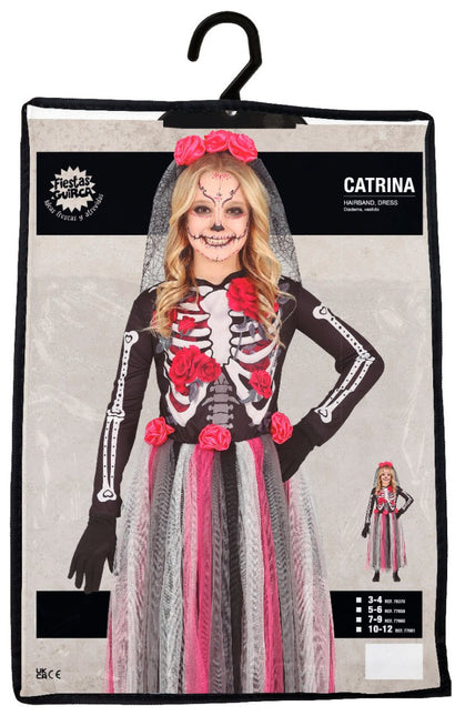 Dia De Los Muertos Kostuum Meisje van Fiestas Guirca koop je bij Partywinkel