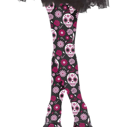Dia De Los Muertos Legging Kind van Fiestas Guirca koop je bij Partywinkel