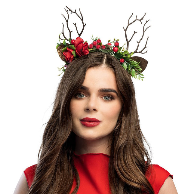 Diadeem Festive deer van Boland koop je bij Partywinkel