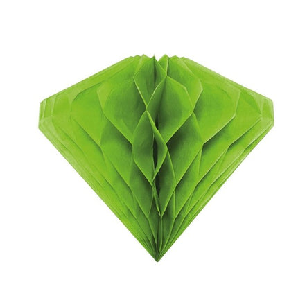 Diamant Honeycomb Groen 20cm van Procos koop je bij Partywinkel