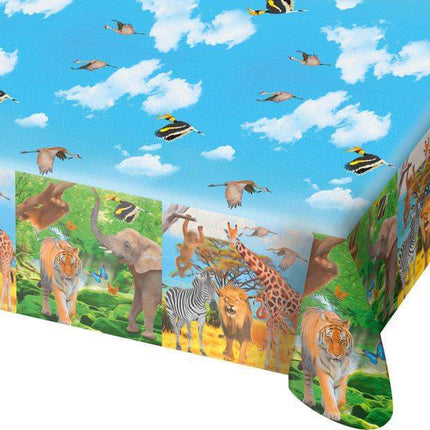 Dieren Tafelkleed Safari 1,8m van Folat koop je bij Partywinkel