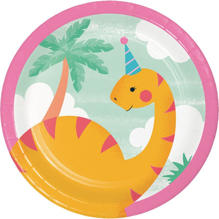 Dino Borden 18cm 8st van Creative Converting koop je bij Partywinkel
