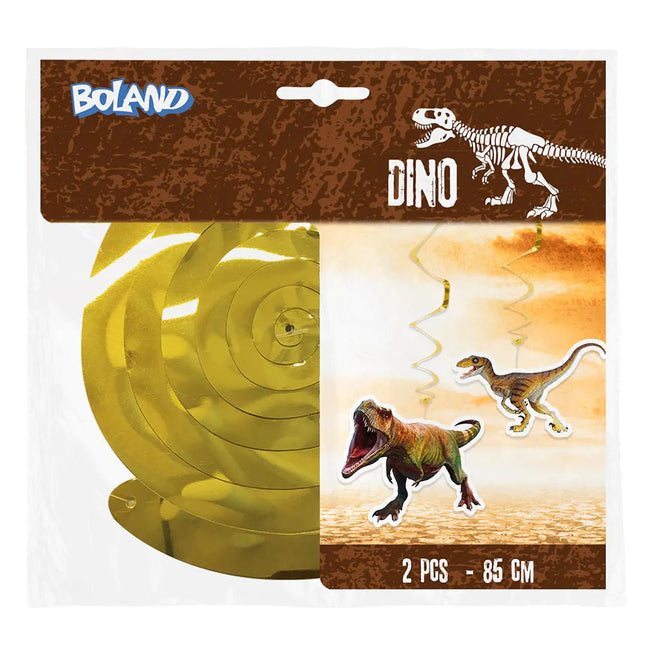 Dino Hangdecoratie 85cm 2 delig - Partywinkel - 8712026506030