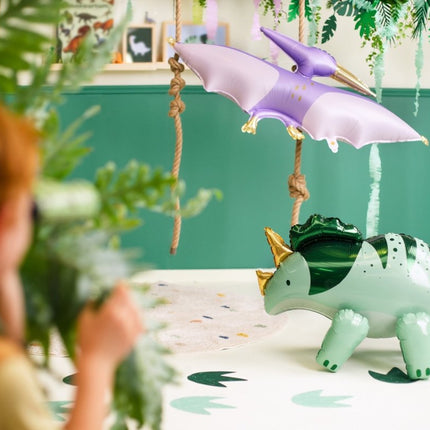 Dino Helium Ballon Leeg 115cm van Partydeco koop je bij Partywinkel