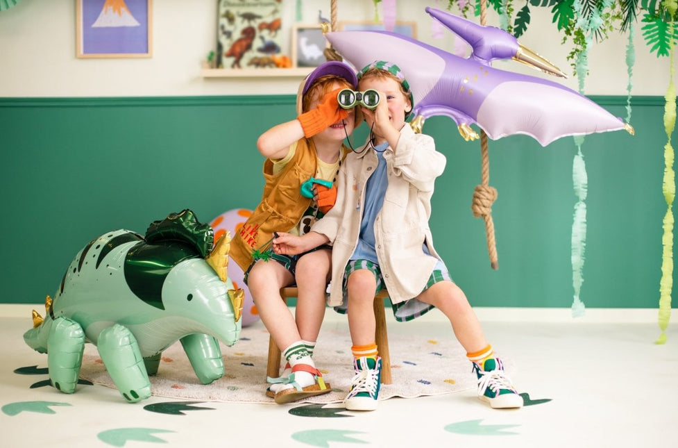 Dino Helium Ballon Leeg 115cm van Partydeco koop je bij Partywinkel