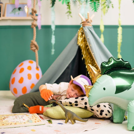 Dino Helium Ballon Leeg 93cm van Partydeco koop je bij Partywinkel