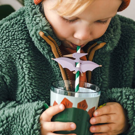 Dinosaurus Bekerhulzen 29,5cm 6st van Partydeco koop je bij Partywinkel