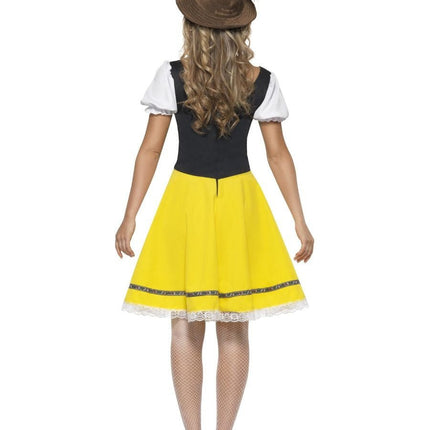 Dirndl Jurk Oktoberfest Geel van Smiffys koop je bij Partywinkel