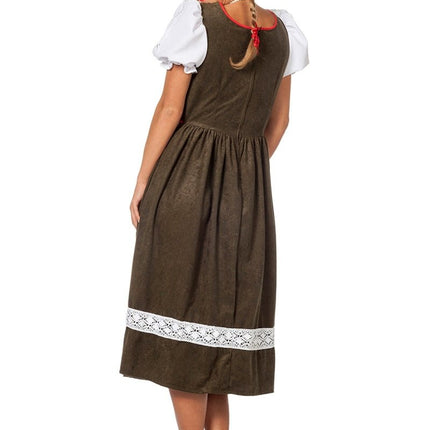 Dirndl Jurk Oktoberfest Lang Groen van Wilbers & Wilbers koop je bij Partywinkel