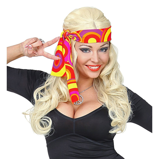 Disco 70S Hoofdband Oranje van Widmann koop je bij Partywinkel