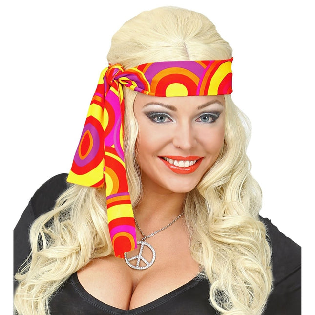 Disco 70S Hoofdband Oranje van Widmann koop je bij Partywinkel