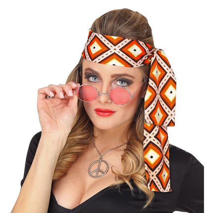 Disco 70S Hoofdband Rood van Widmann koop je bij Partywinkel