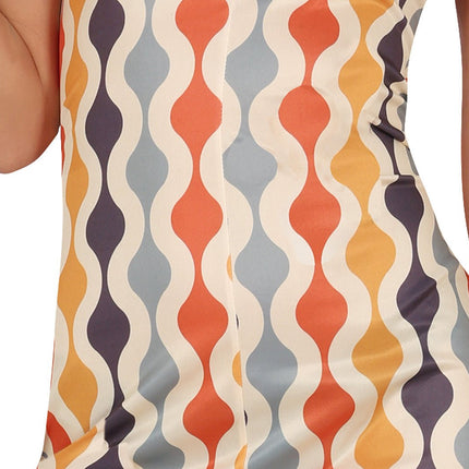 Disco 70S Jumpsuit Gekleurd Dames van Fiestas Guirca koop je bij Partywinkel