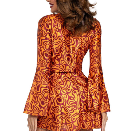 Disco 70S Jurk Dames Leg Avenue - Partywinkel - 714718571577