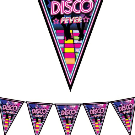 Disco 70S Slinger Wimpel 3m van Fiestas Guirca koop je bij Partywinkel