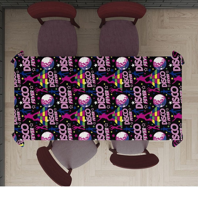Disco 70S Tafelkleed 2,74m van Fiestas Guirca koop je bij Partywinkel