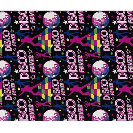 Disco 70S Tafelkleed 2,74m van Fiestas Guirca koop je bij Partywinkel