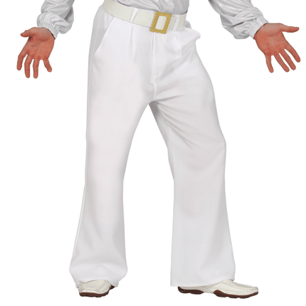 Disco Broek Wit van Fiestas Guirca koop je bij Partywinkel