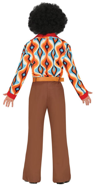 Disco Pak Blauw Oranje Heren - Partywinkel - 8434077786048